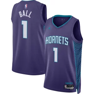 Delizioso Splendido LaMelo Ball Charlotte Hornets Jordan Brand Unisex Swingman Jersey Statement Edition Purple