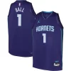 Incantevole Raffinato Eccezionale LaMelo Ball Charlotte Hornets Jordan Brand Youth Swingman Jersey Statement Edition Purple