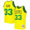 Carino Versatile Larry Bird Boston Celtics 1985 86 Hardwood Classics Reload 3.0 Swingman Jersey Gold