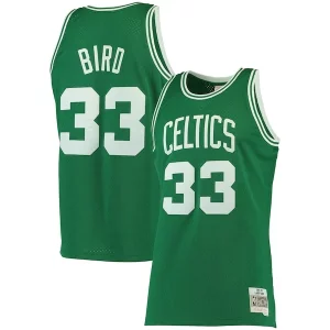 Eccezionale Robusto Larry Bird Boston Celtics 1985/86 Big & Tall Hardwood Classics Swingman Jersey Kelly Green