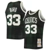 Incantevole Larry Bird Boston Celtics 1985/86 Hardwood Classics Uninterrupted Swingman Jersey Black