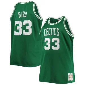 Comodo Larry Bird Boston Celtics Big & Tall 1985/86 NBA 75th Anniversary Diamond Swingman Jersey Kelly Green