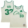Sofisticato Larry Bird Boston Celtics Chainstitch Swingman Jersey Cream
