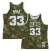 Attraente Classico Larry Bird Boston Celtics Hardwood Classics 1985/86 Ghost Green Swingman Jersey Camo