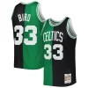 Splendido Fascinante Cool Larry Bird Boston Celtics Hardwood Classics 1985/86 Split Swingman Jersey Black/Kelly Green