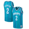 Gorgeous Bellissimo Attraente Larry Johnson Charlotte Hornets 1992/93 Hardwood Classics Swingman Jersey Teal