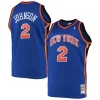 Meraviglioso Ottimo Larry Johnson New York Knicks 1998/99 Big & Tall Hardwood Classics Swingman Jersey Blue