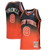 Splendido Duraturo Pratico Latrell Sprewell New York Knicks 1998/99 Hardwood Classics Fadeaway Swingman Player Jersey Orange/Black