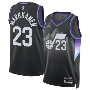 Lussuoso Lauri Markkanen Utah Jazz Jordan Brand Unisex 2024/25 Swingman Jersey Statement Edition Black