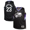 Fascinante Lauri Markkanen Utah Jazz Jordan Brand Youth Swingman Jersey Statement Edition Black
