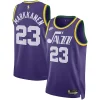 Versatile Lauri Markkanen Utah Jazz Nike Unisex 2023/24 Swingman Replica Jersey Classic Edition Purple