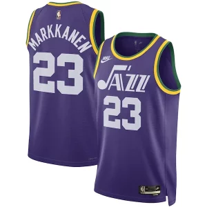Versatile Lauri Markkanen Utah Jazz Nike Unisex 2023/24 Swingman Replica Jersey Classic Edition Purple