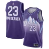 Fascinante Lauri Markkanen Utah Jazz Nike Unisex 2024/25 Swingman Player Jersey City Edition Purple