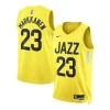 Gorgeous Lauri Markkanen Utah Jazz Nike Unisex Swingman Jersey Icon Edition Gold