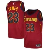 Eccezionale Gorgeous LeBron James Cleveland Cavaliers Nike Swingman Player Jersey Icon Edition Wine