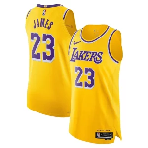Classico LeBron James Los Angeles Lakers Nike Authentic Player Jersey Icon Edition Gold