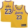 Fascinante Magnifico Fantastico LeBron James Los Angeles Lakers Nike Preschool Dri FIT Swingman Player Jersey Icon Edition Gold