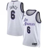 Trendy Magnifico LeBron James Los Angeles Lakers Nike Unisex 2022/23 Swingman Jersey City Edition White