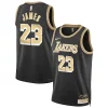 Attraente LeBron James Los Angeles Lakers Nike Unisex Select Series Swingman Jersey Black