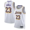 Fascinante Classico Eccezionale LeBron James Los Angeles Lakers Nike Unisex Swingman Jersey Association Edition White/Gold