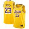 Accattivante Magnifico Classico LeBron James Los Angeles Lakers Nike Youth Swingman Jersey Icon Edition Gold