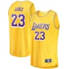 Magnifico LeBron James Los Angeles Lakers Youth Fast Break Player Jersey Icon Edition Gold