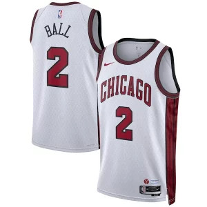 Eccezionale Lonzo Ball Chicago Bulls Nike Unisex 2022/23 Swingman Jersey City Edition White