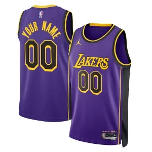 Splendido Magnifico Los Angeles Lakers Jordan Brand Unisex 2022/23 Swingman Custom Jersey Statement Edition Purple