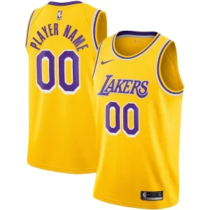 Robusto Los Angeles Lakers Nike 2020/21 Swingman Custom Jersey Icon Edition Gold