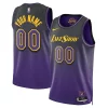 Carino Prestigioso Sofisticato Los Angeles Lakers Nike Unisex 2024/25 Custom Swingman Jersey City Edition Purple