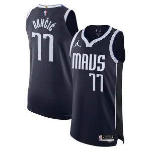 Fantastico Ottimo Luka Dončić Dallas Mavericks Jordan Brand Authentic Player Jersey Statement Edition Navy