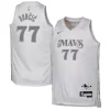 Ottimo Incantevole Elegante Luka Dončić Dallas Mavericks Nike Youth 2024/25 Swingman Player Jersey City Edition White