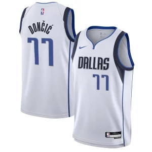 Magnifico Lussuoso Luka Dončić Dallas Mavericks Nike Youth Swingman Jersey Association Edition White