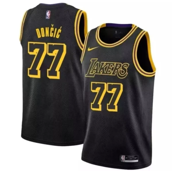 Eccezionale Luka Dončić Los Angeles Lakers Nike Mamba Edition Jersey Black