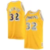 Elegante Gorgeous Raffinato Magic Johnson Los Angeles Lakers Big & Tall 1984/85 NBA 75th Anniversary Diamond Swingman Jersey Gold