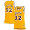 Classico Fantastico Moderno Magic Johnson Los Angeles Lakers Women's 1984/85 Hardwood Classics Swingman Jersey Gold