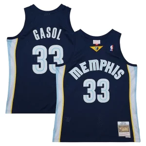 Delizioso Ottimo Fascinante Marc Gasol Memphis Grizzlies 2008/09 Hardwood Classics Swingman Throwback Jersey Navy