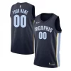 Bellissimo Lussuoso Memphis Grizzlies Nike Swingman Custom Jersey Navy Icon Edition