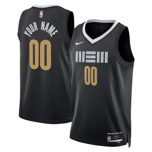 Sofisticato Resistente Memphis Grizzlies Nike Unisex 2023/24 Custom Swingman Jersey Black City Edition