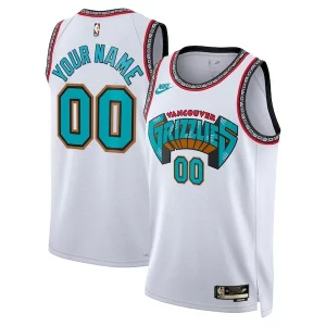 Raffinato Moderno Memphis Grizzlies Nike Unisex Adult Swingman Custom Jersey Classic Edition White