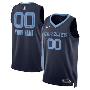 Moderno Trendy Memphis Grizzlies Nike Unisex Swingman Custom Jersey Navy Icon Edition