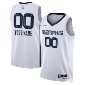 Duraturo Incantevole Pratico Memphis Grizzlies Nike Unisex Swingman Custom Jersey White Association Edition