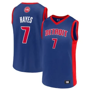 Classico Gorgeous Men's Killian Hayes Blue Detroit Pistons Team Player Jersey