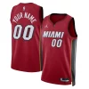 Attraente Raffinato Miami Heat Jordan Brand Unisex 2022/23 Swingman Custom Jersey Statement Edition Red