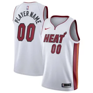 Stupendo Miami Heat Nike 2020/21 Swingman Custom Jersey Association Edition White