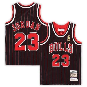 Prestigioso Eccezionale Michael Jordan Chicago Bulls Toddler 1996/97 Hardwood Classics Authentic Jersey Black/Red/White