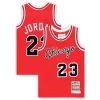 Moderno Stupendo Accattivante Michael Jordan Chicago Bulls Toddler Hardwood Classics 1984/85 Authentic Swingman Jersey Red