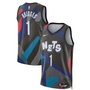 Prestigioso Accattivante Mikal Bridges Brooklyn Nets Nike Unisex 2023/24 Swingman Jersey Black City Edition