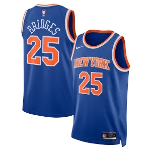 Resistente Mikal Bridges New York Knicks Nike Unisex 2024 Offseason Addition Nike Swingman Jersey Blue