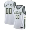 Ottimo Robusto Milwaukee Bucks Nike 2020/21 Swingman Custom Jersey Association Edition White